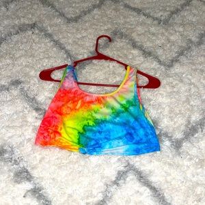Tie dye crop top